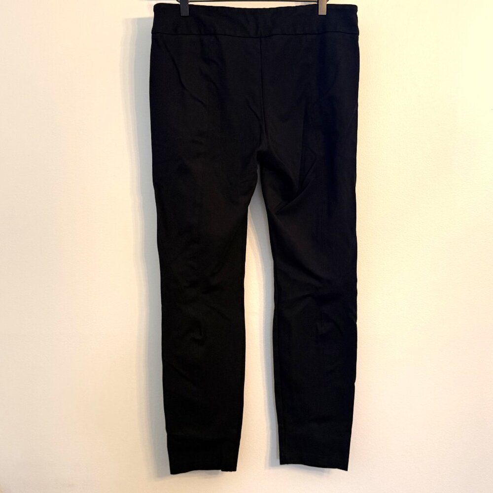 Renuar Pull On Black Business Casual Dress Pants